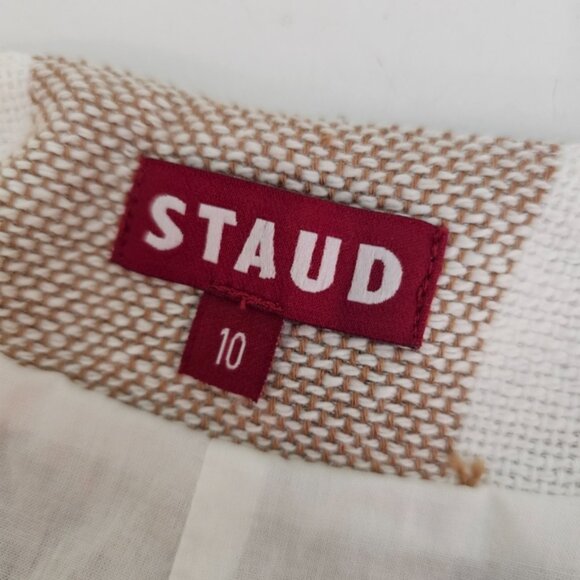 Staud Samuel Check Mini Dress - Picture 6 of 7